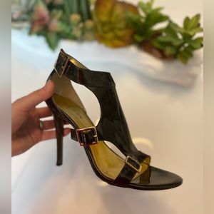 Dark gold/bronze Marciano heels